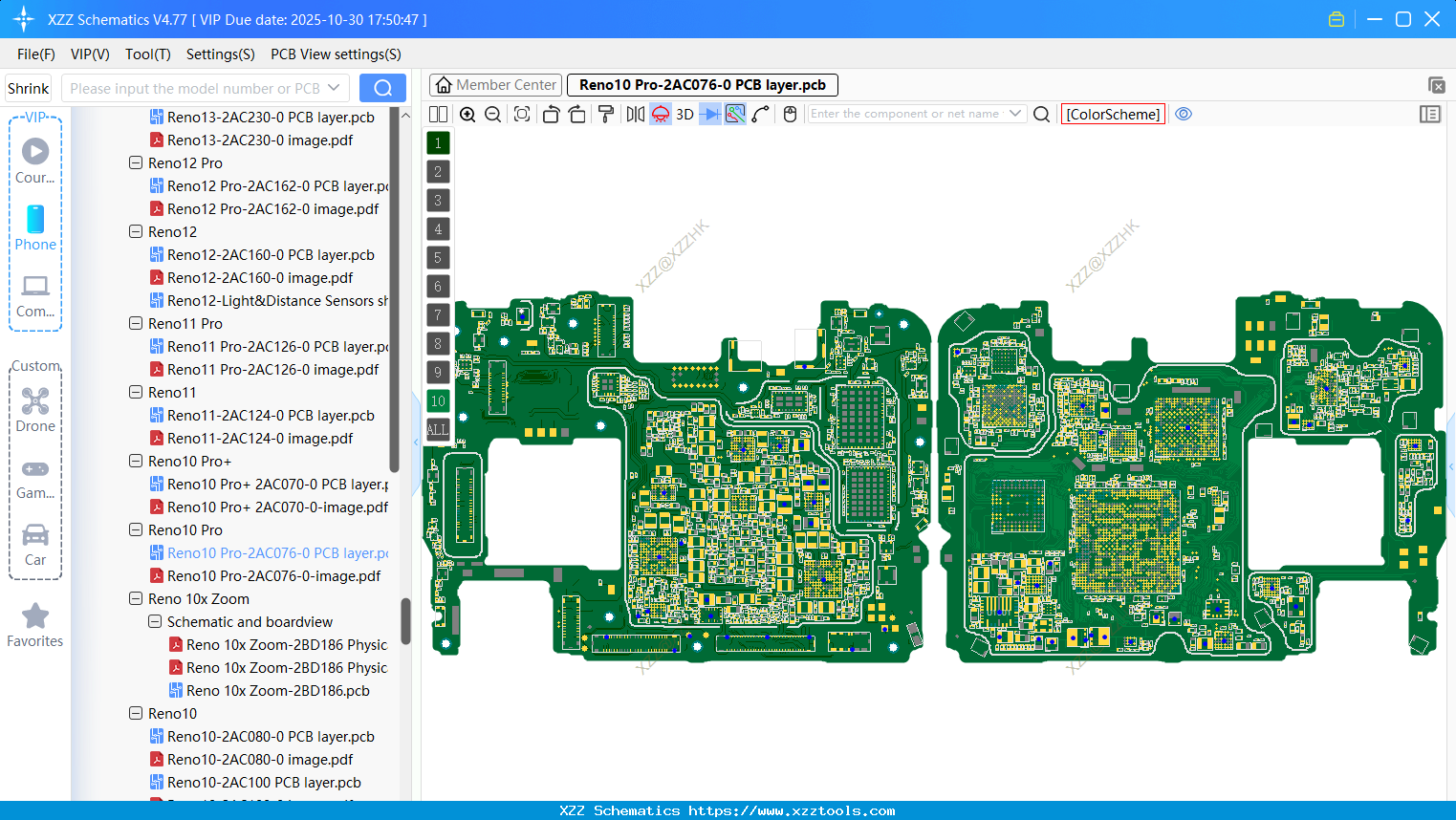 OPPO Reno10 Pro-2AC076-0 PCB Layer